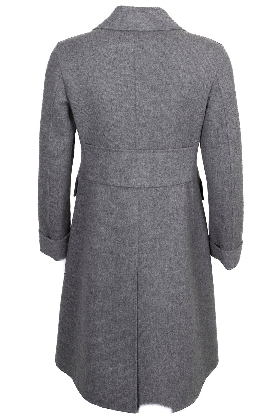 CHRISTIAN DIOR Double Breasted Short Coat Wool Grey