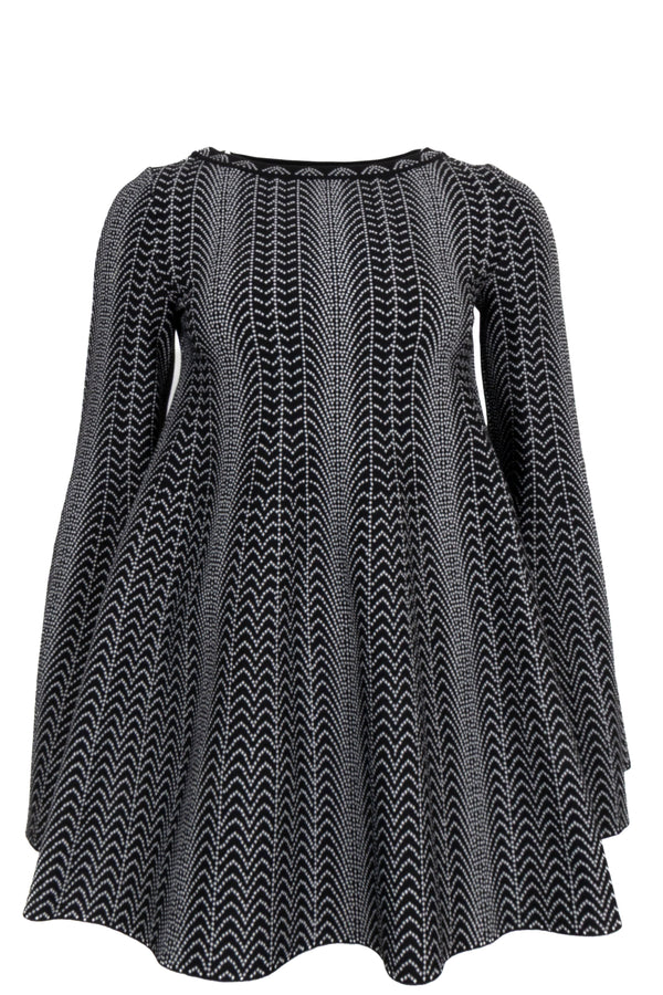 ALAÏA Flared Bell Sleeve Top Black