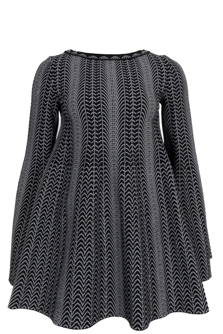 ALAÏA Flared Bell Sleeve Top Black