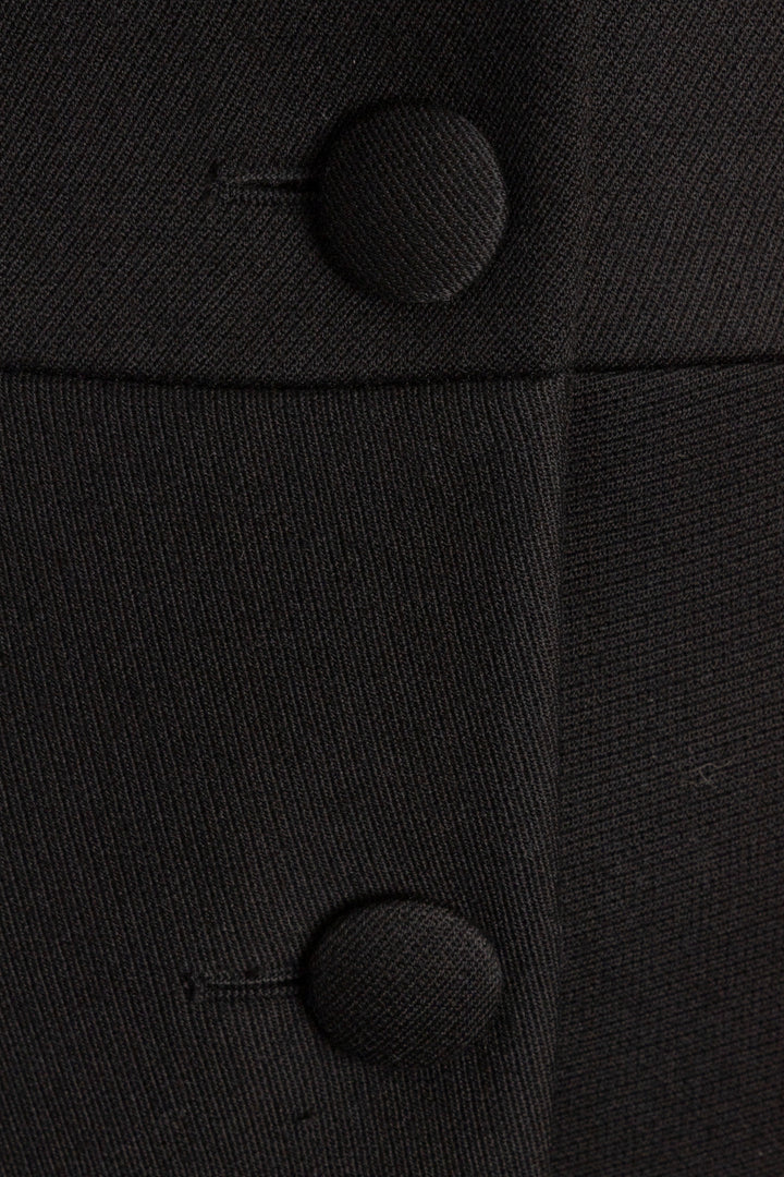 PRADA 2019 Patch Pocket Military Coat Wool Black