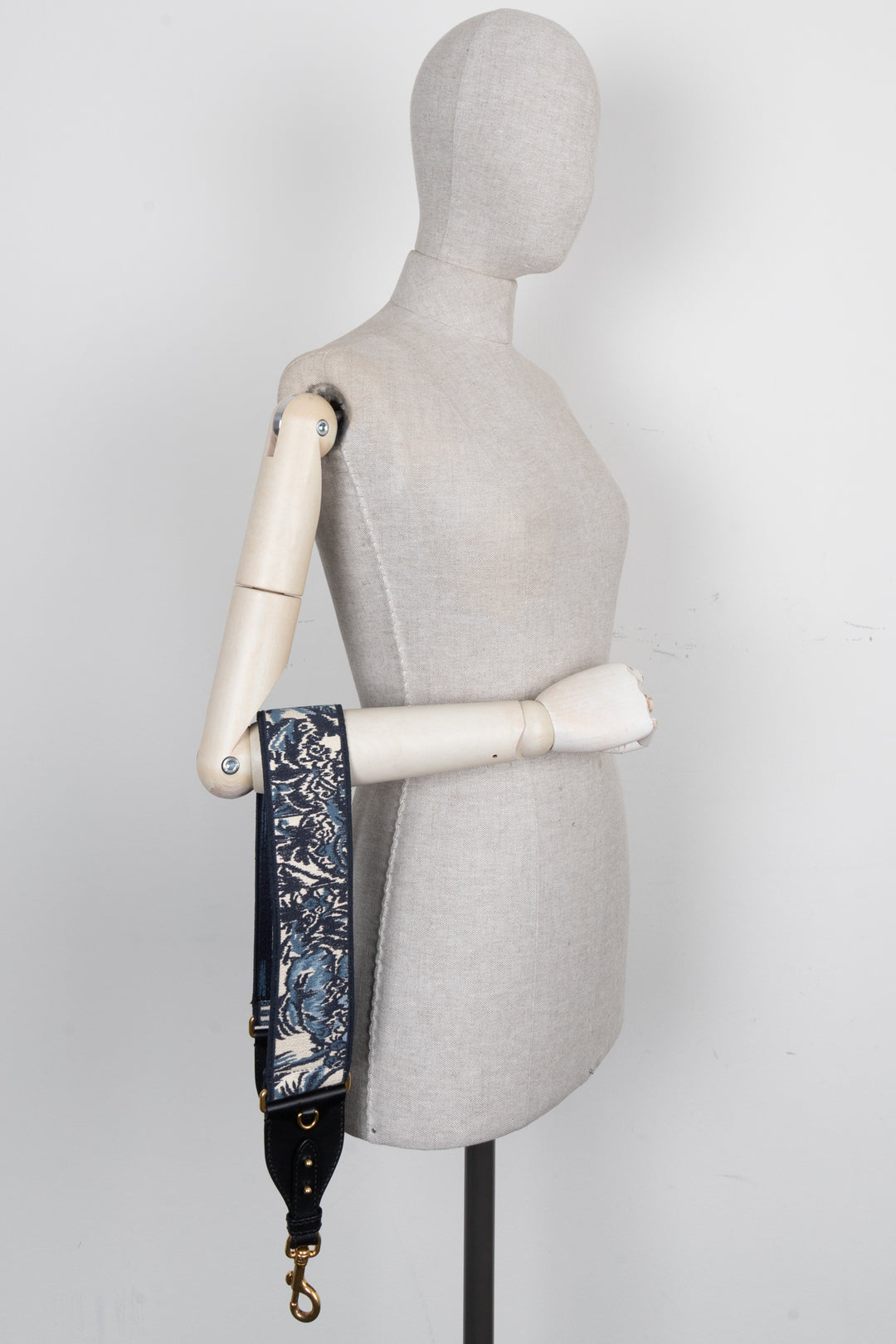 Bandoulière en toile bleue CHRISTIAN DIOR