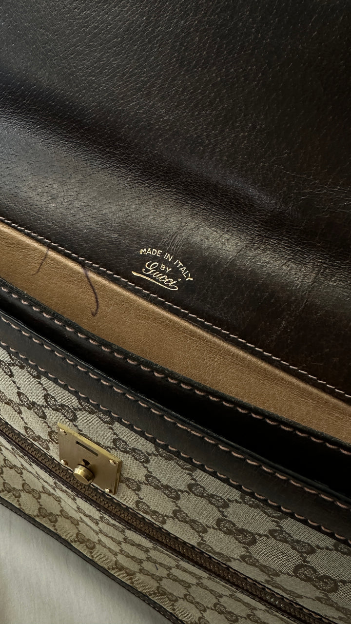 GUCCI Supreme Canvas Briefcase