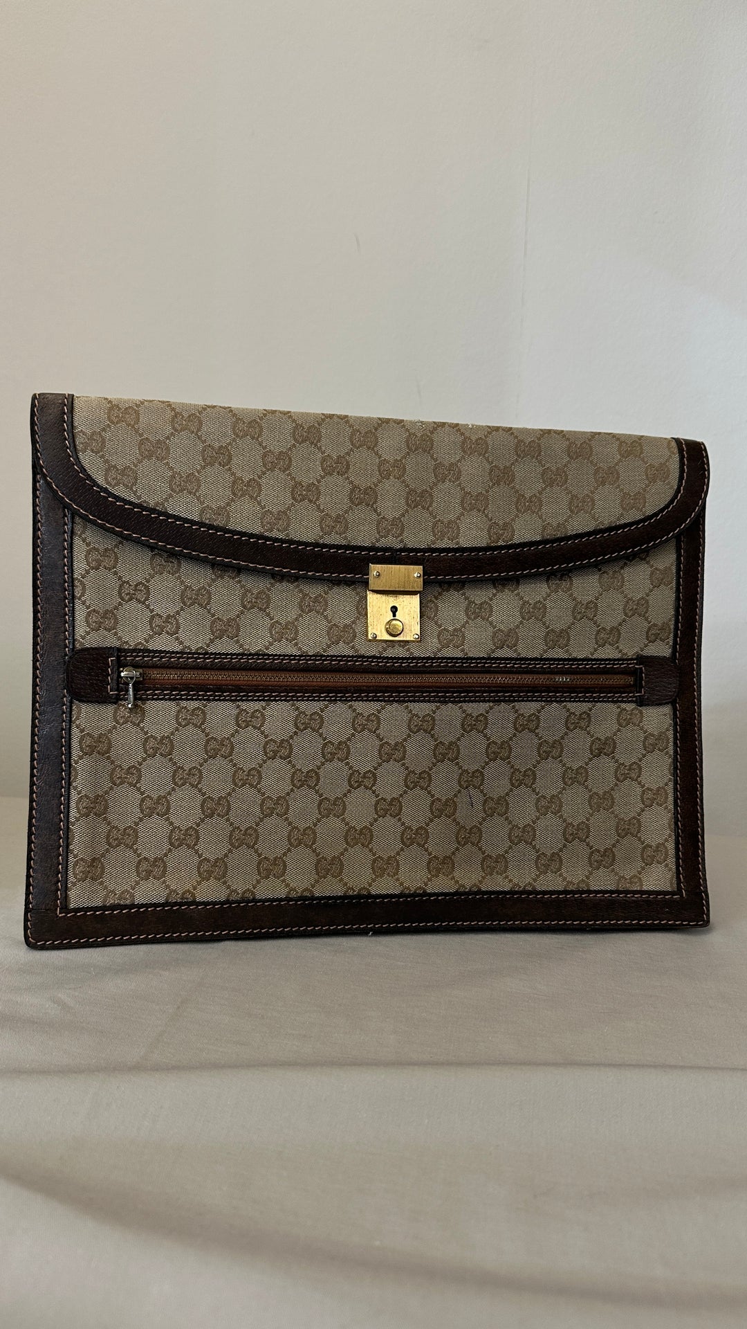 GUCCI Supreme Canvas Briefcase