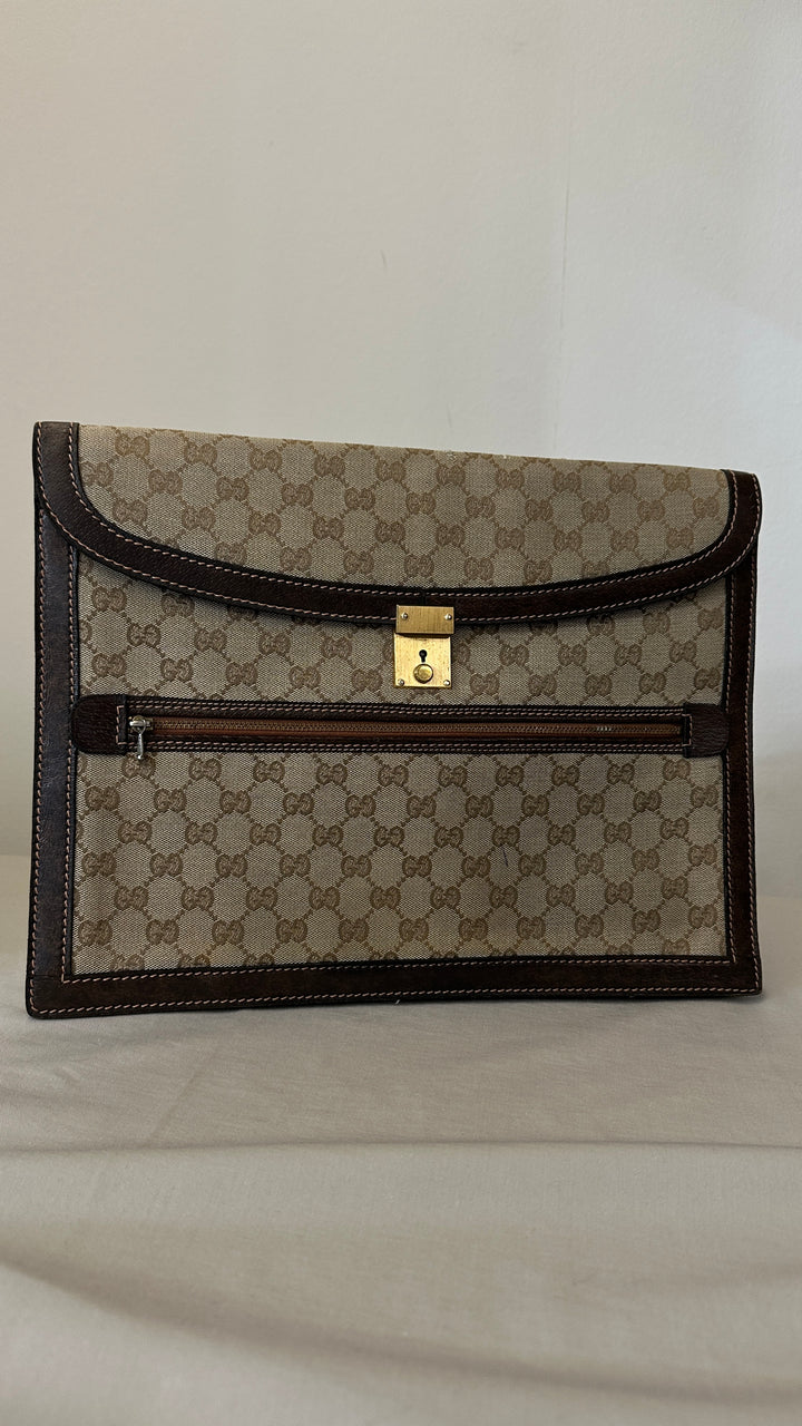 GUCCI Supreme Canvas Briefcase