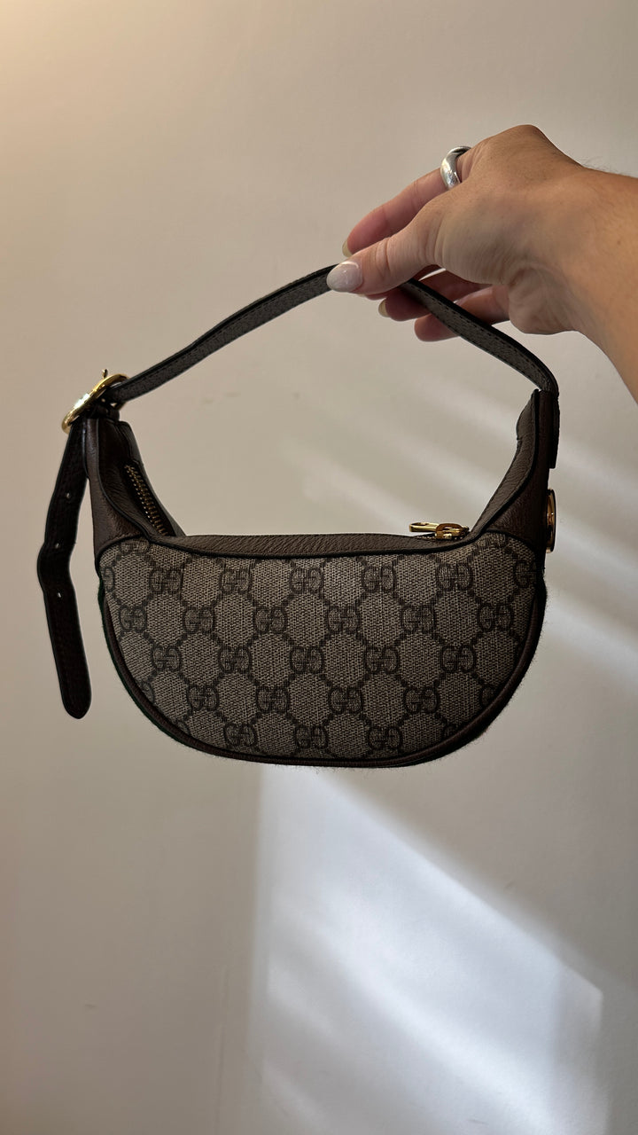 GUCCI Small Ophidia Shoulder Bag Canvas