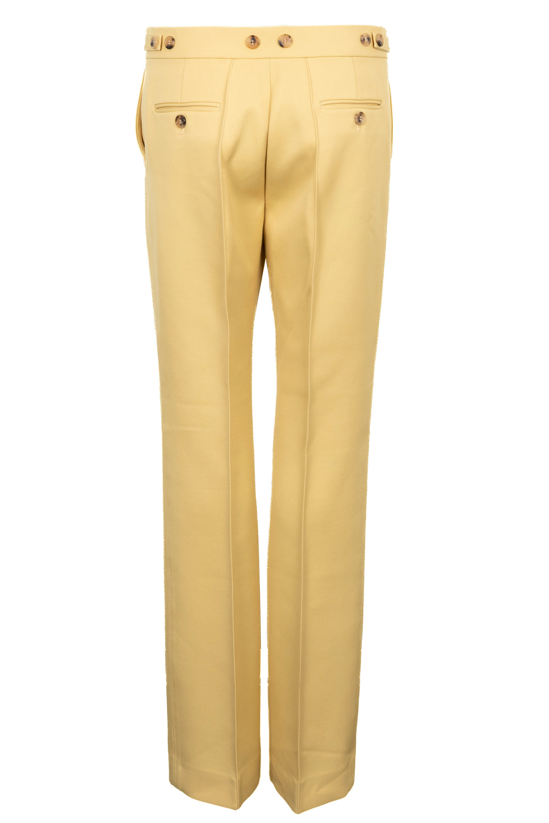 CELINE Suit Pants Wool Yellow