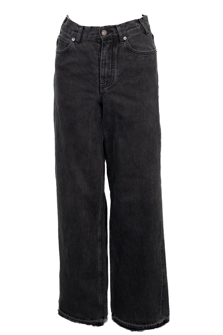 CELINE Wide Leg Pants Denim Black