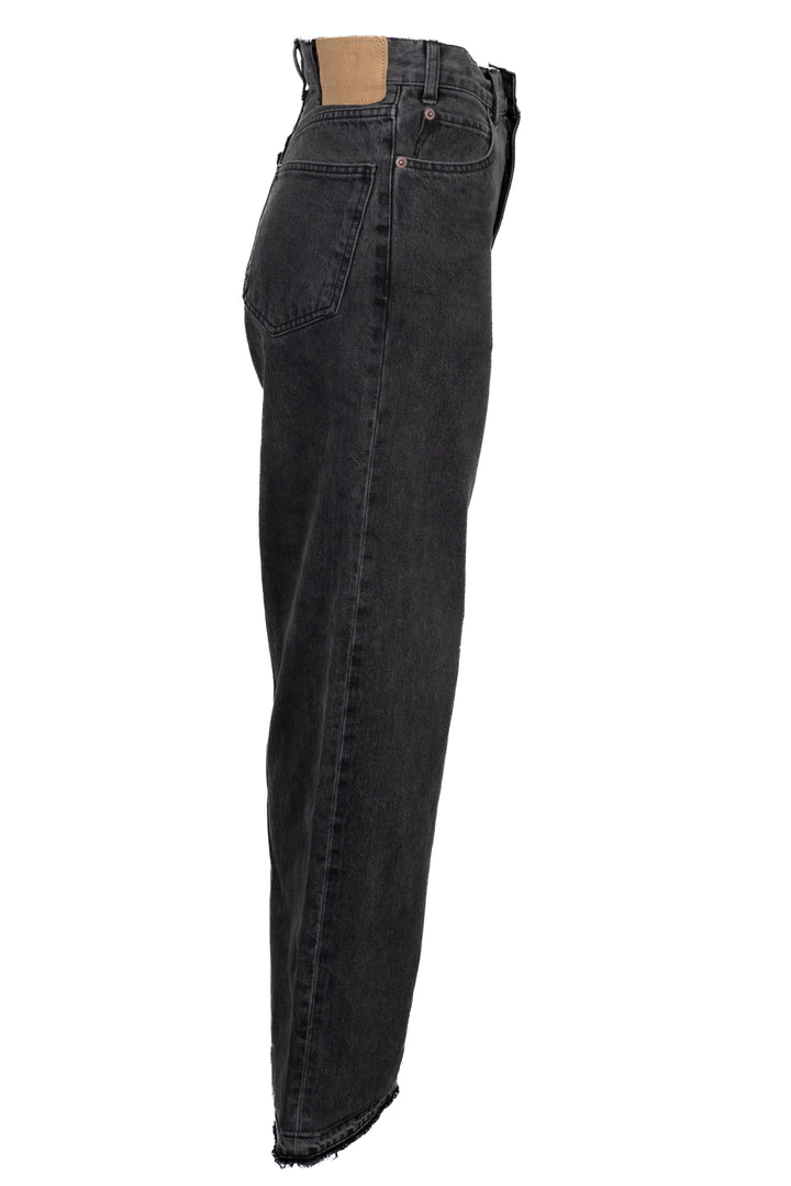 CELINE Wide Leg Pants Denim Black