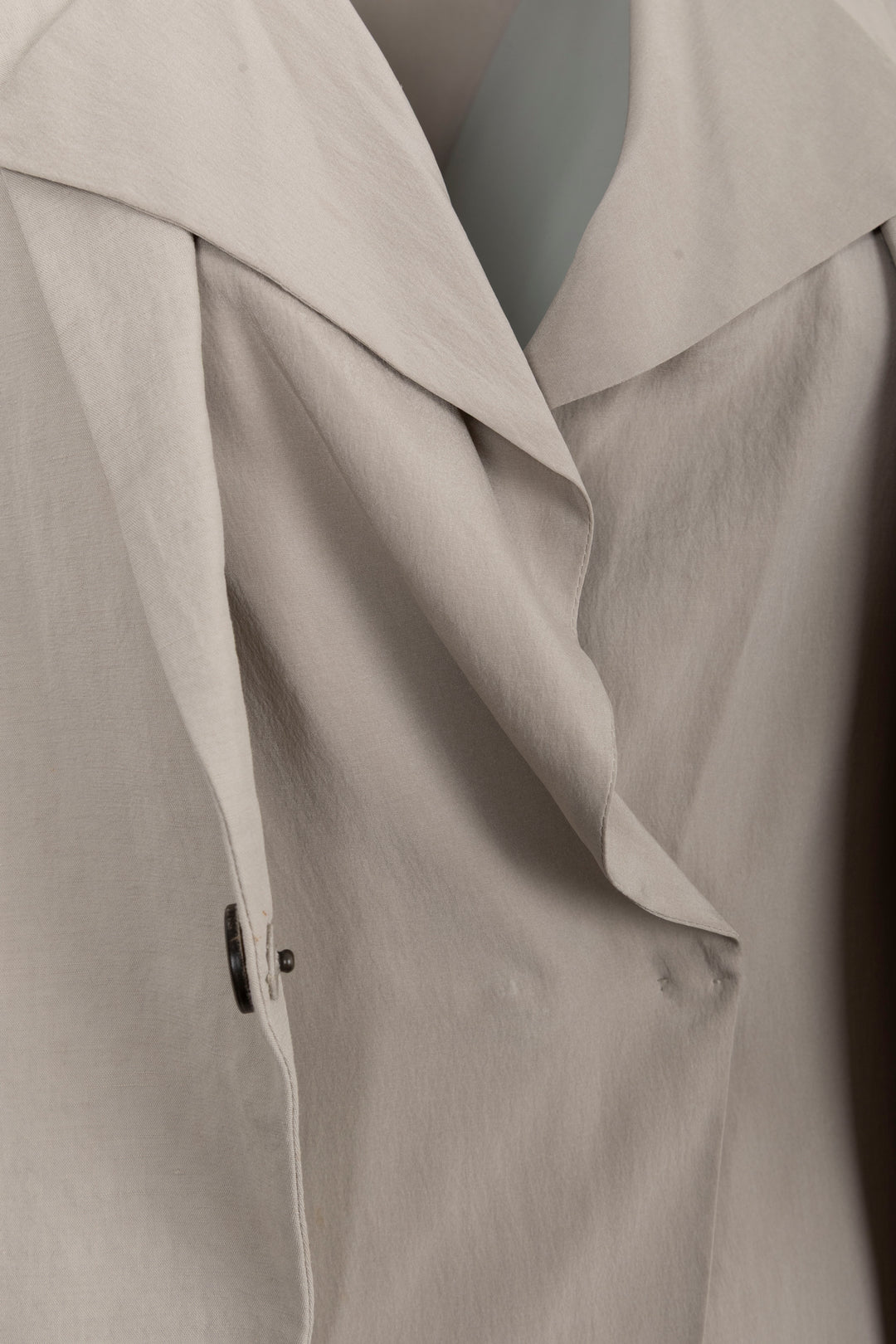 BRUNELLO CUCINELLI Coat Silk Linen Grey