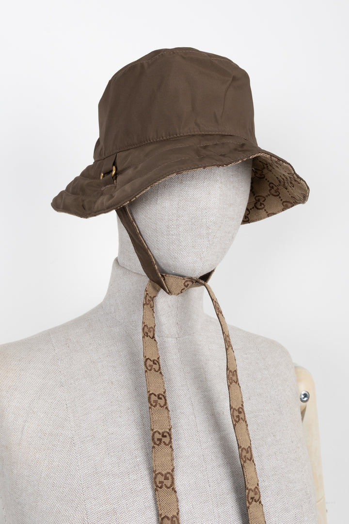 GUCCI Supreme Canvas Reversible Bucket Hat