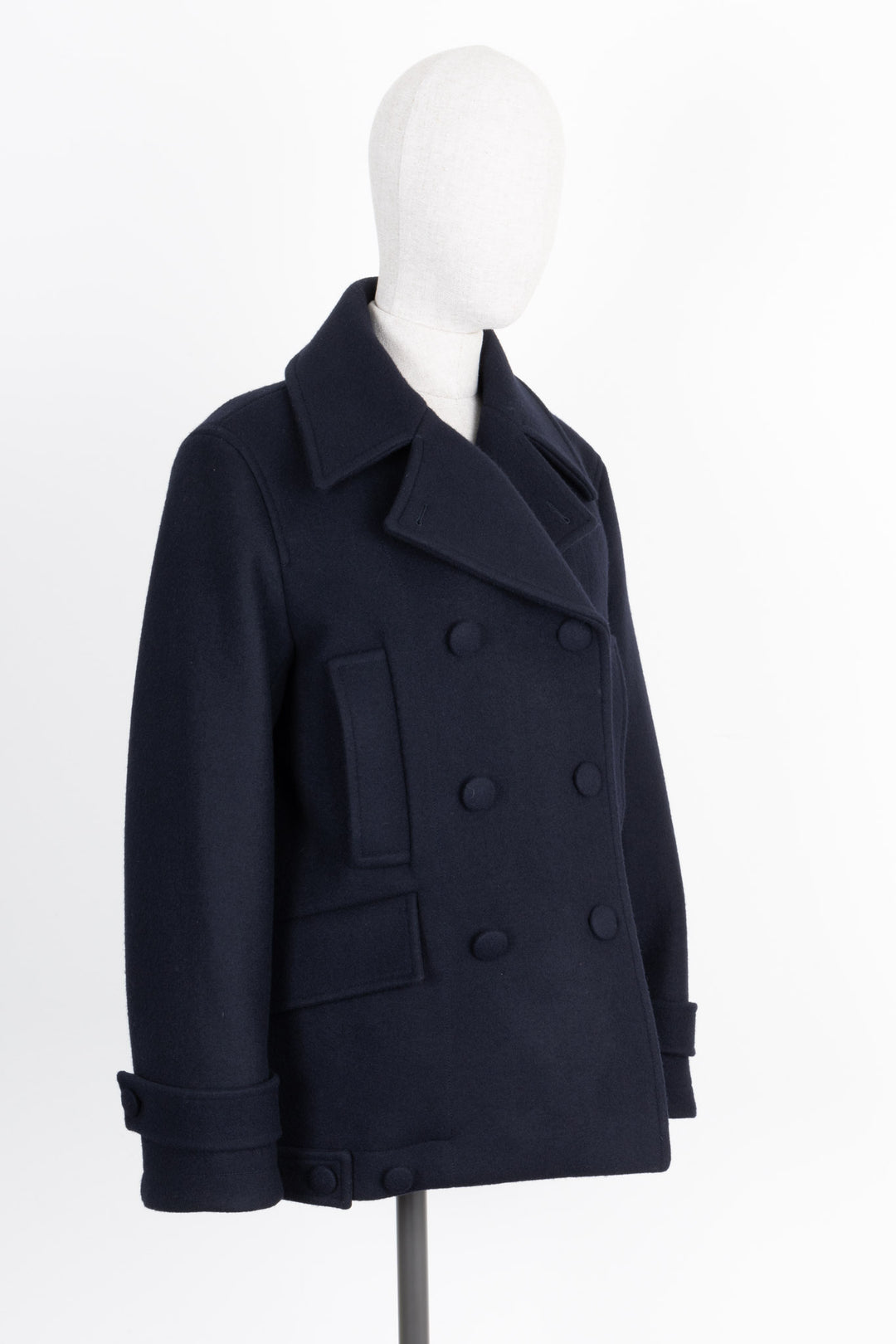 JIL SANDER Oversized Double Breasted Jacket Wool