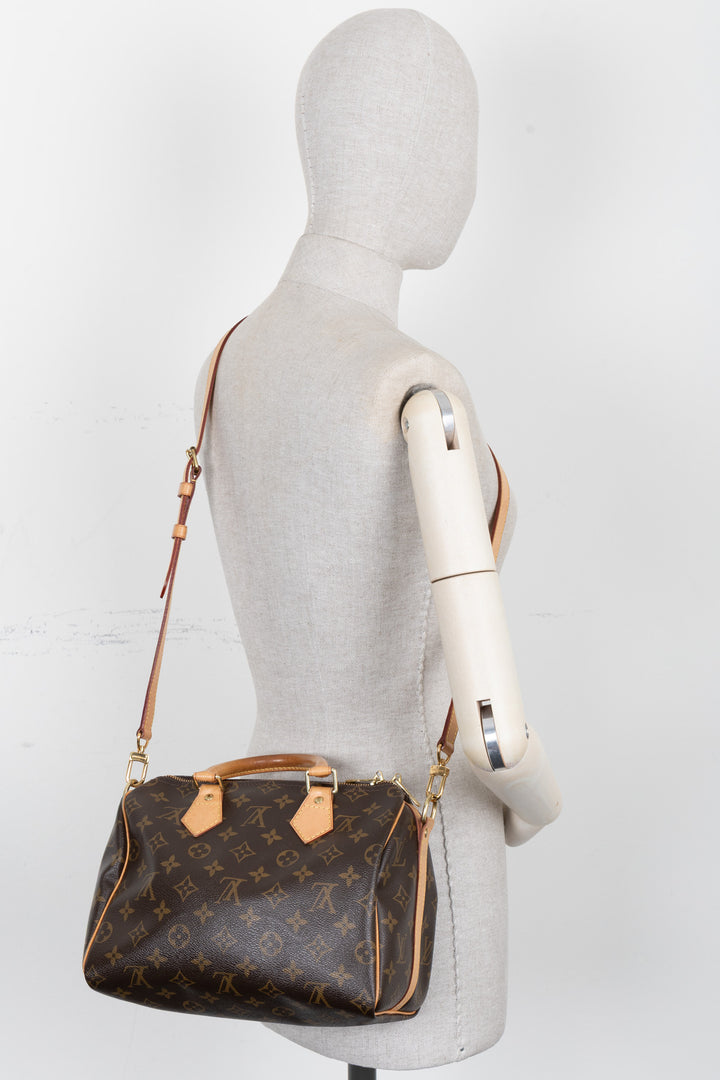 LOUIS VUITTON Speedy 25 Bandoulière Toile MNG