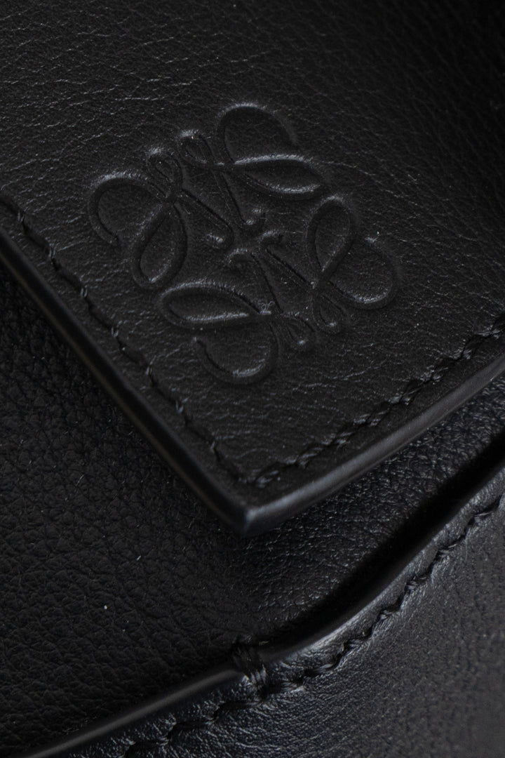 LOEWE Puzzle Edge Bag Mini Leather Black