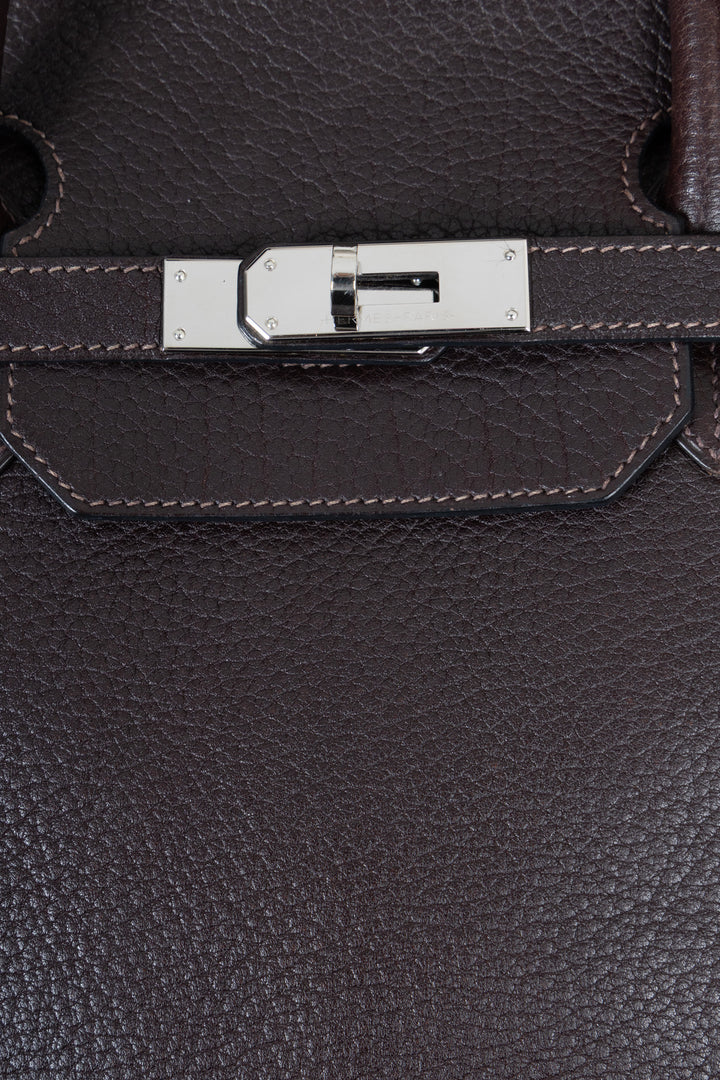 HERMÈS Birkin 40 Fjord Chocolate