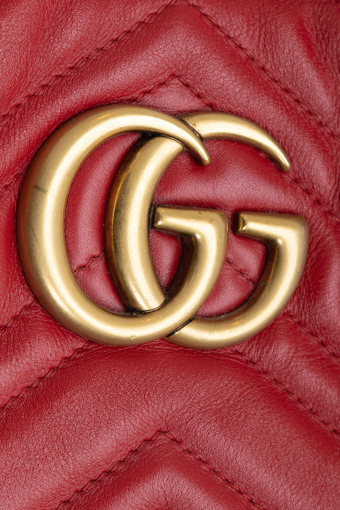 GUCCI Marmont Tote Bag Red