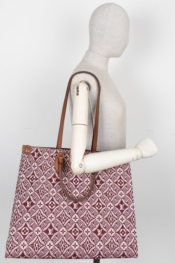 LOUIS VUITTON OnTheGo GM Since 1854 Canvas Red