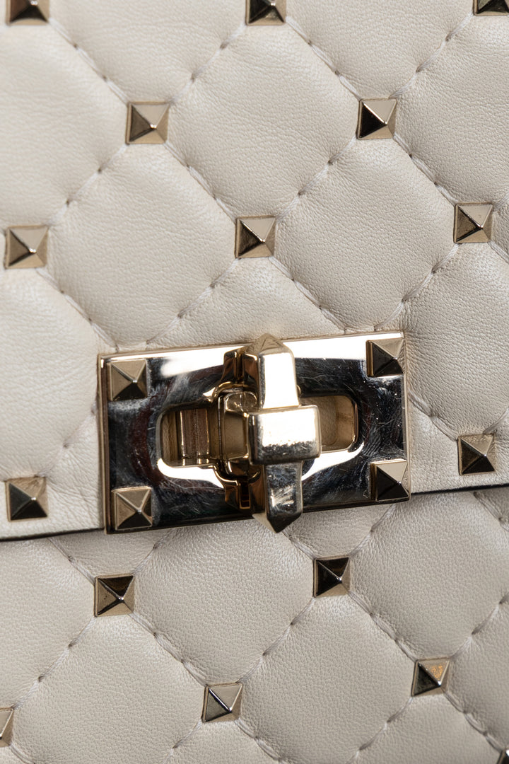 VALENTINO Rockstud Spike WOC Ivoire