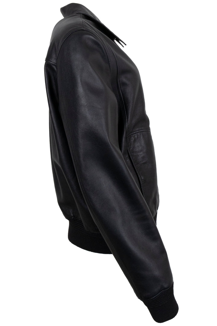 SAINT LAURENT 2020 Zip Leather Jacket Black