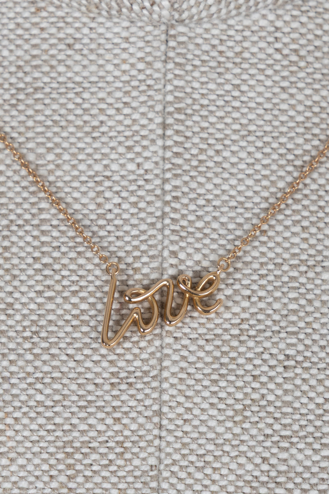 TIFFANY&CO. Paloma's Graffiti Love Necklace 18k rose gold