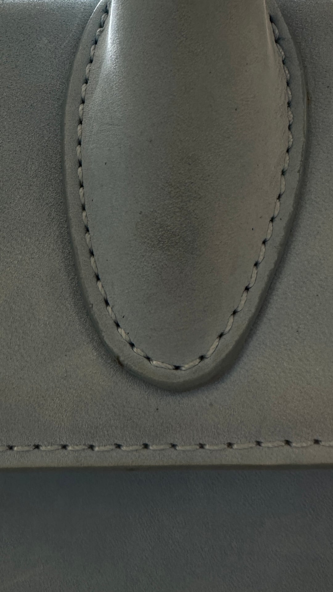 JACQUEMUS Le Chiquito Bag Suede Babyblue
