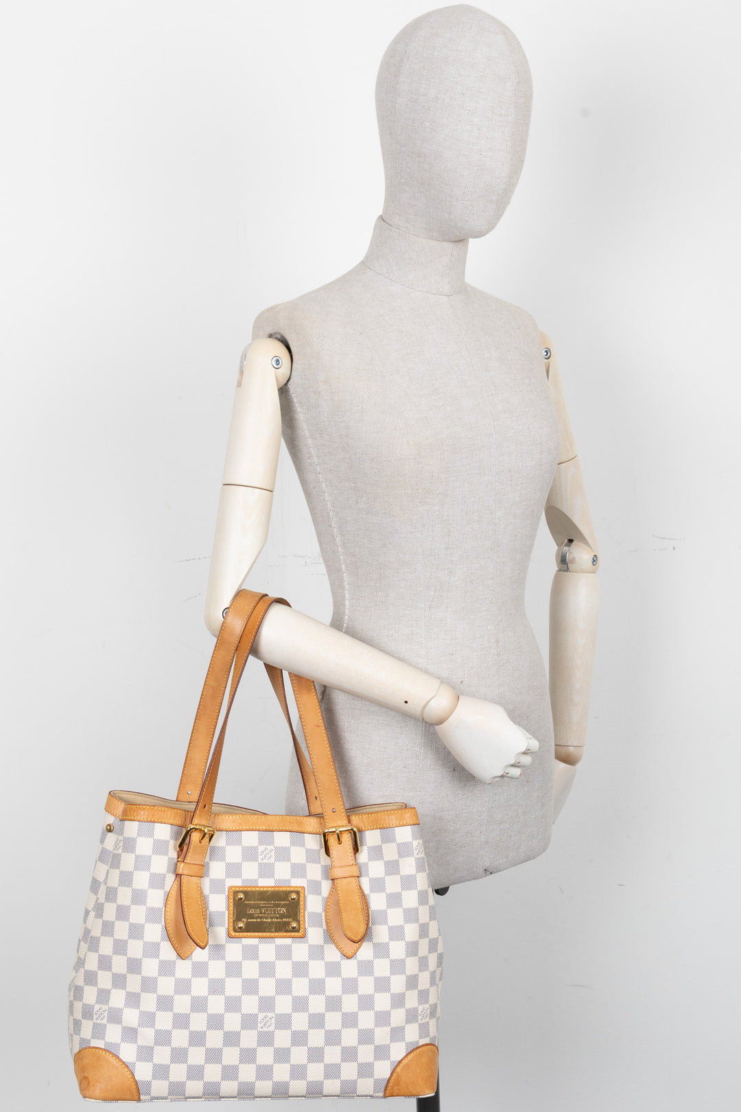 LOUIS VUITTON Hampstead MM Damier Azur