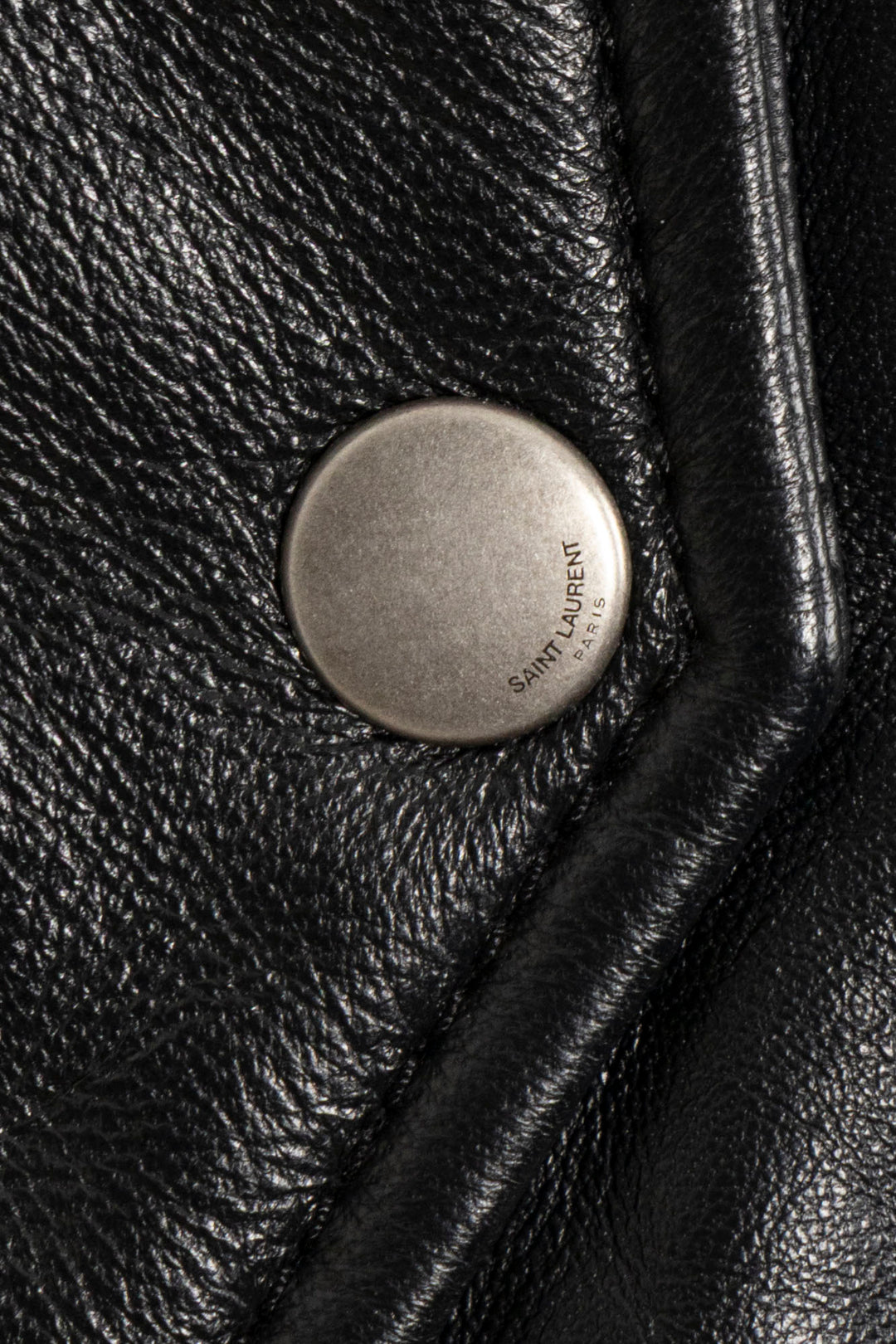 SAINT LAURENT 2022 Padded Bomber Jacket Leather Black
