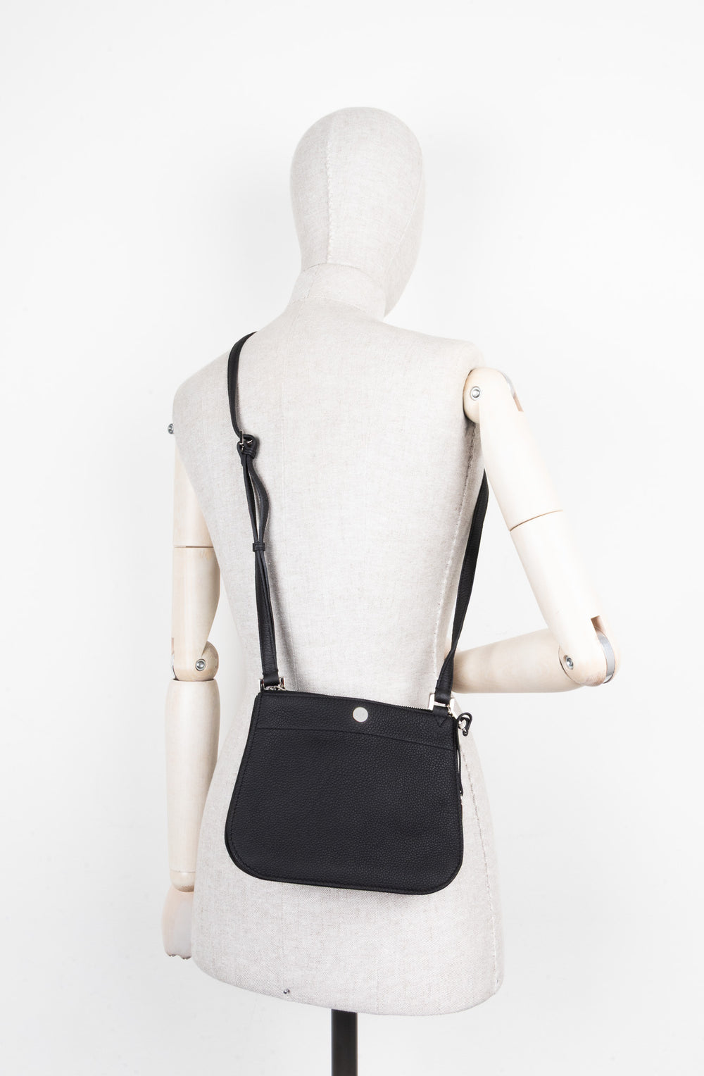 LORO PIANA Milky Way Bag Leather Black