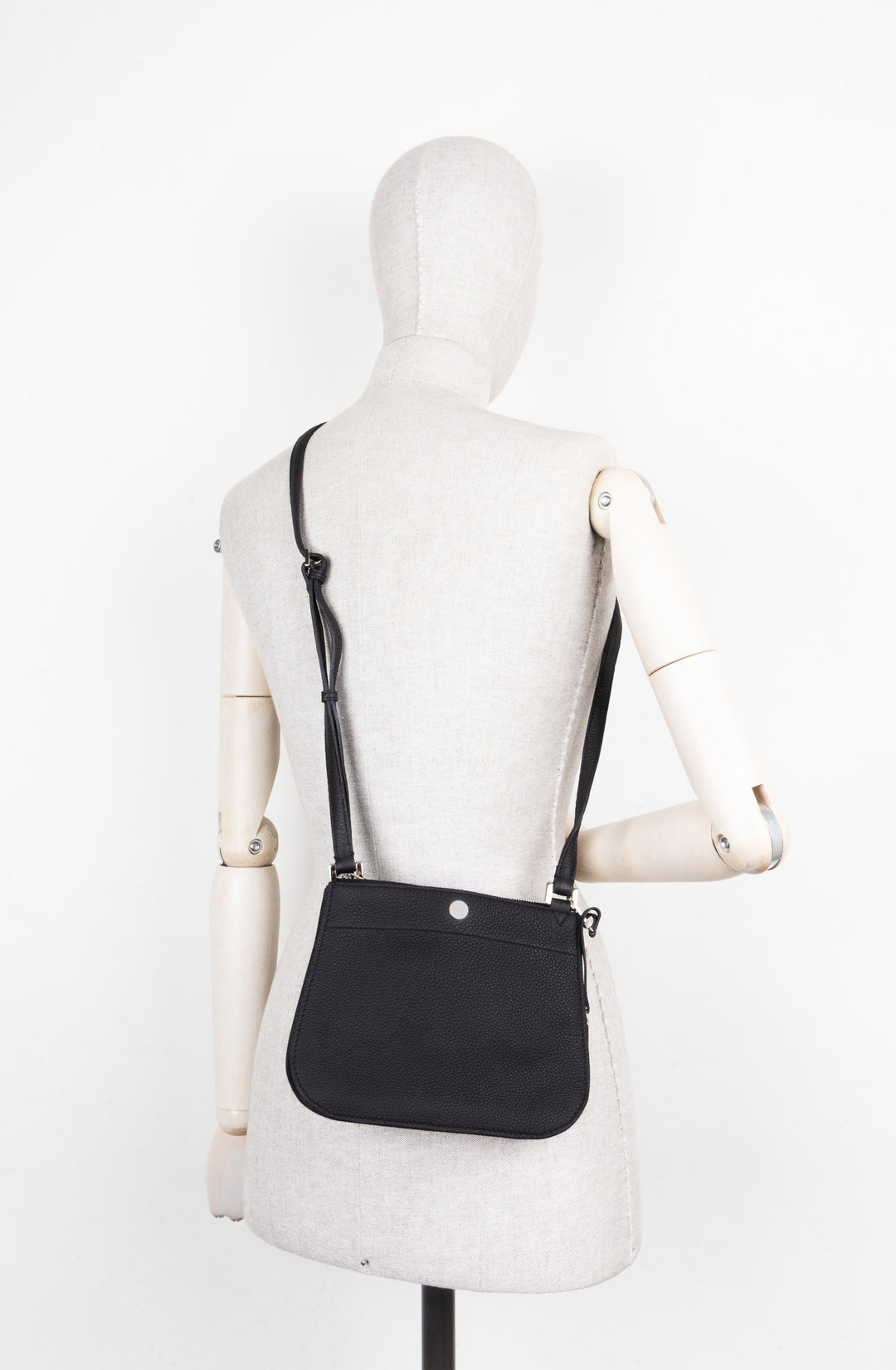 LORO PIANA Milky Way Bag Leather Black