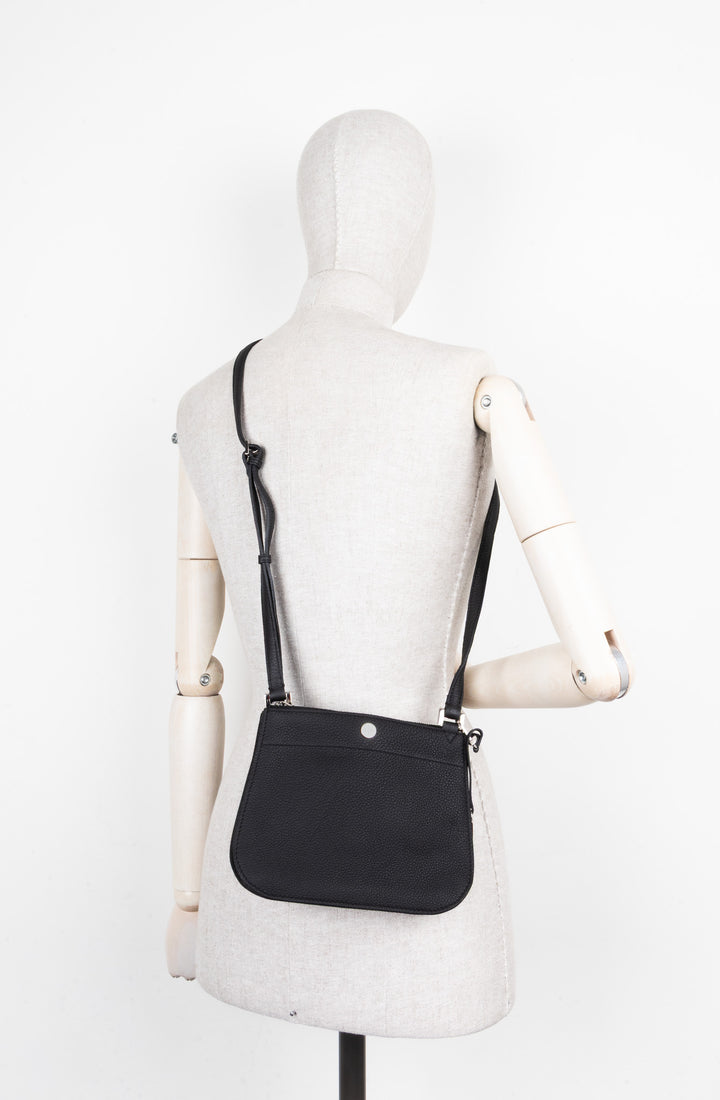 LORO PIANA Milky Way Bag Leather Black