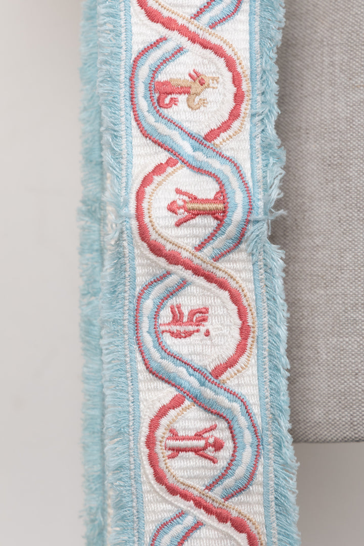 VALENTINO Rockstud Shoulder Strap Canvas Light Blue