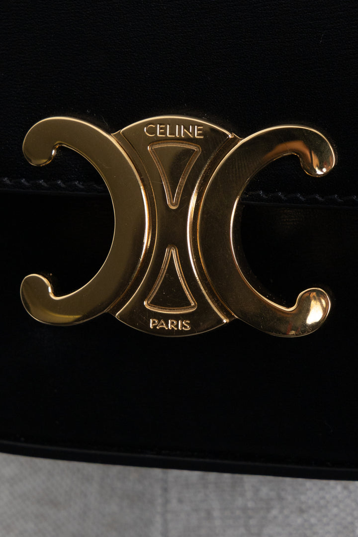 CELINE 2022 Mini Triomphe Bag Black