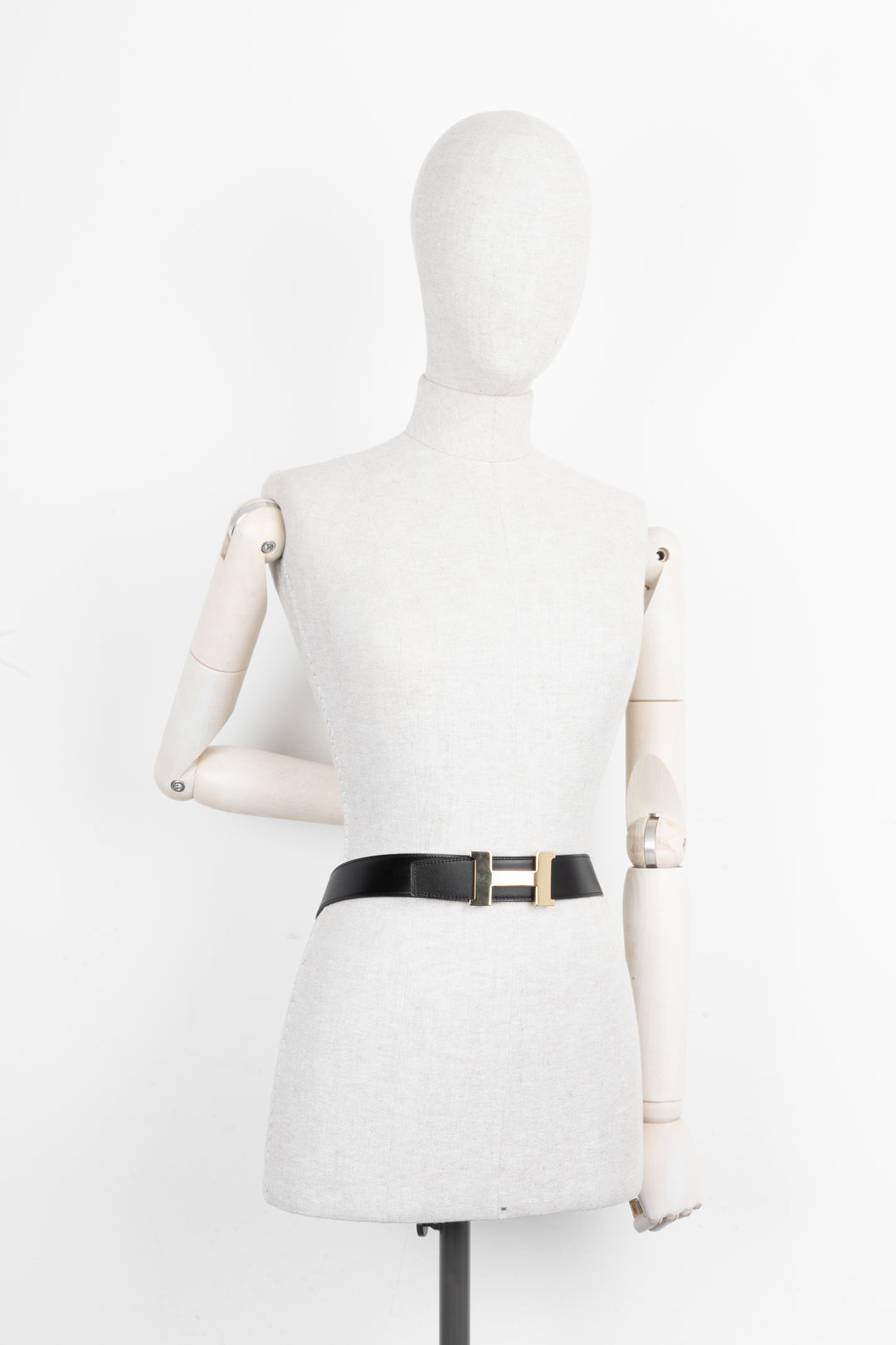 HERMÈS Constance H 38mm Belt Bleu Noir