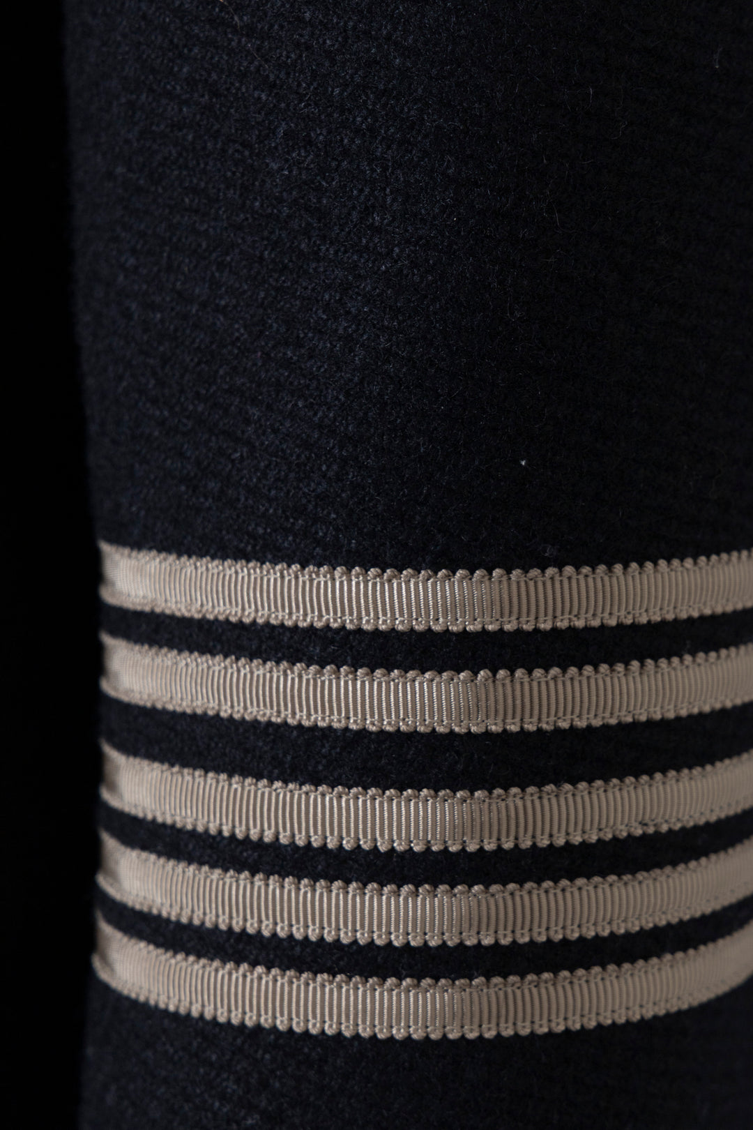 SAINT LAURENT 2017 Manteau marin croisé noir