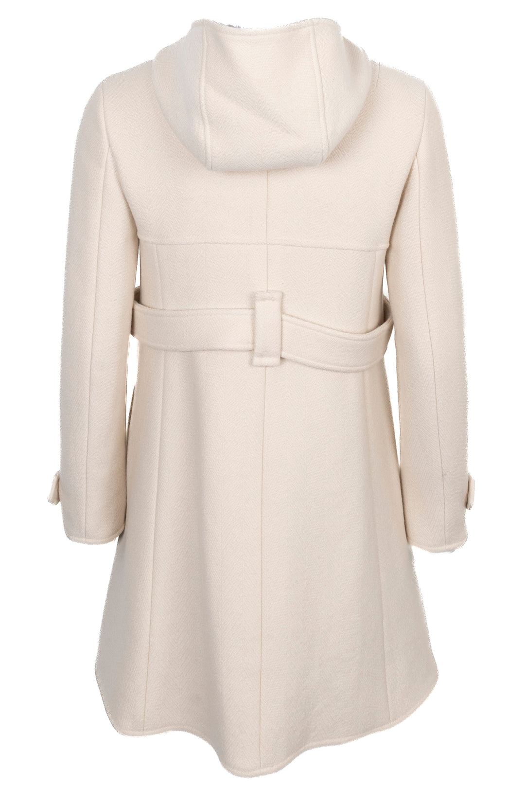 Duffle-coat à capuche CHRISTIAN DIOR en cachemire ivoire