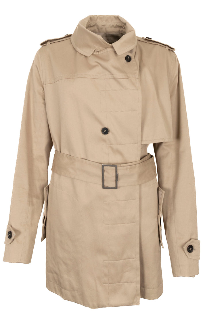 SAINT LAURENT Trench Coat Beige