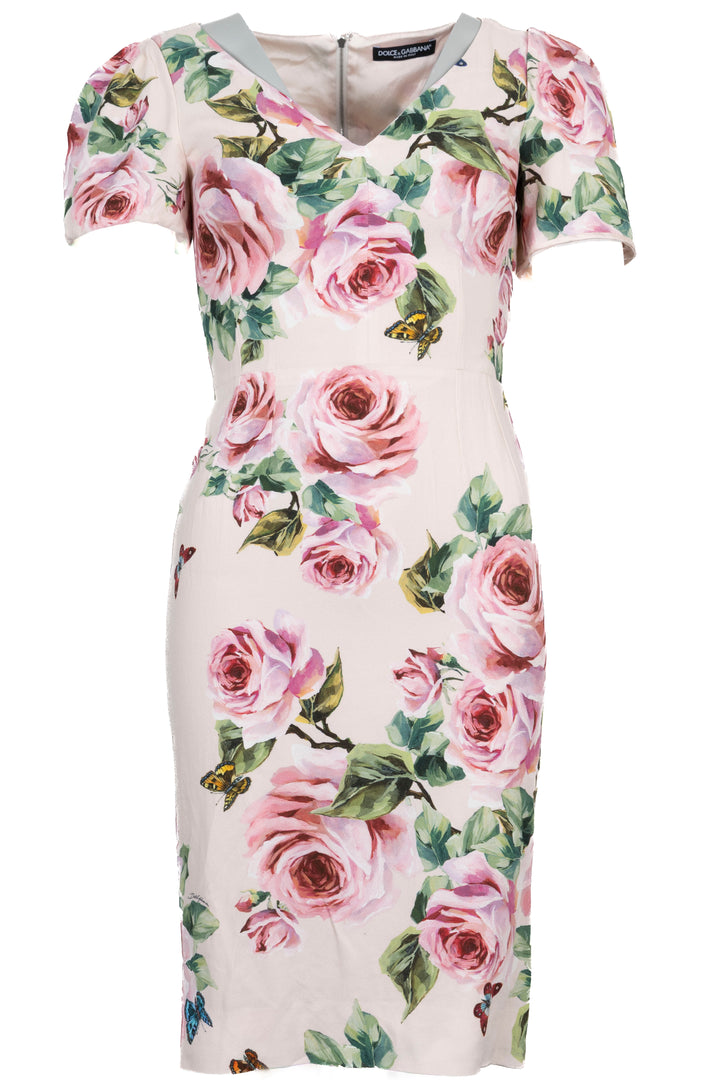 DOLCE&GABBANA Robe Imprimé Fleuri Multicolore