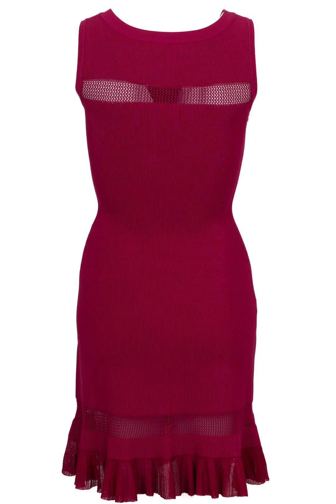 ALAÏA Sleeveless Dress Fuchsia