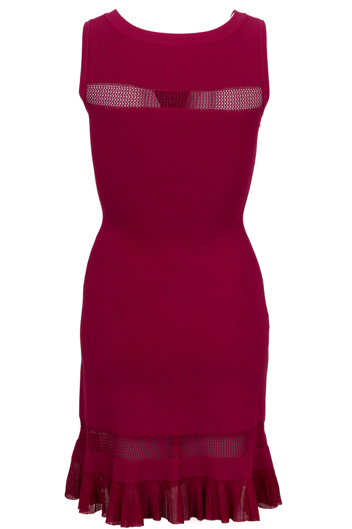 ALAÏA Sleeveless Dress Fuchsia