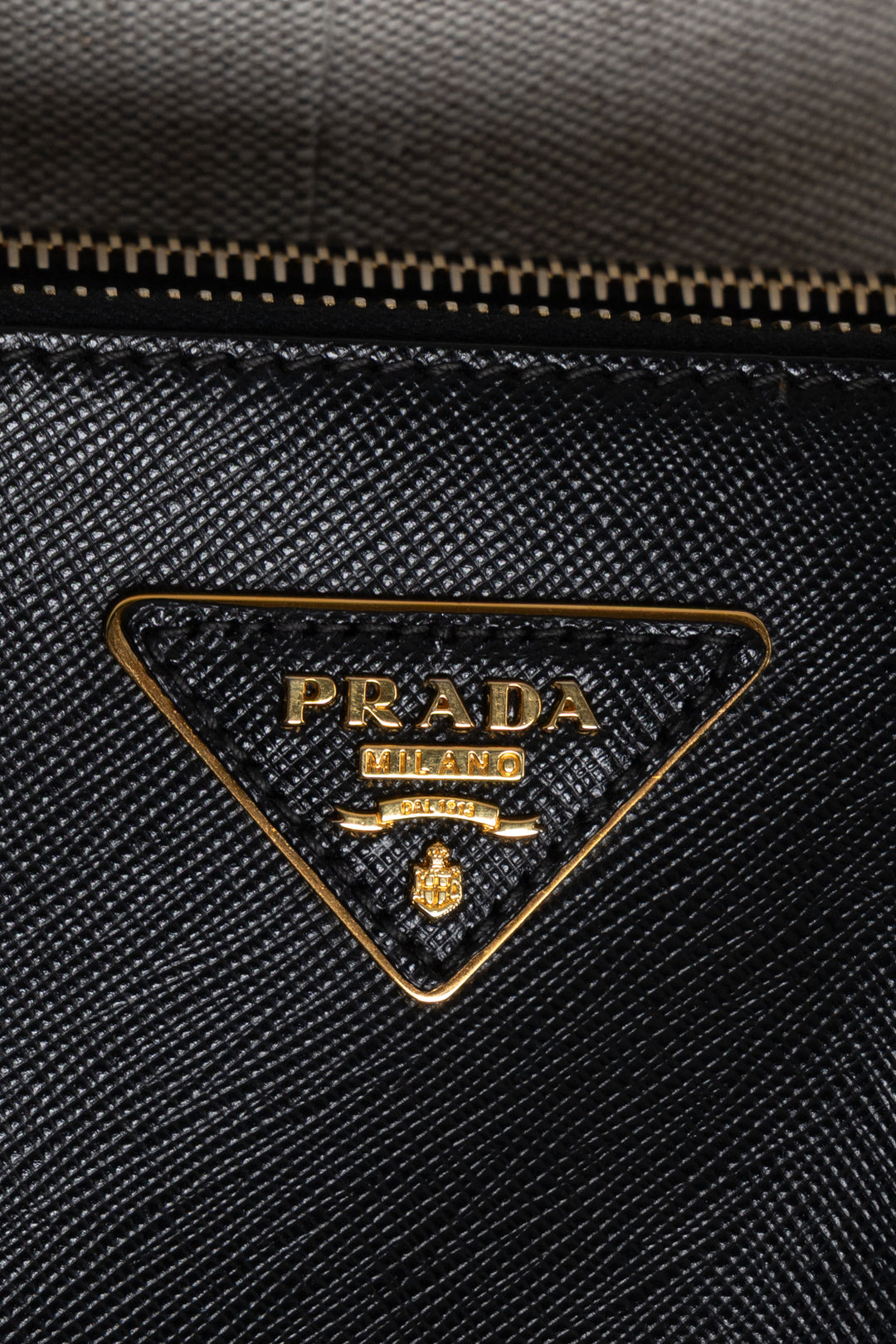 PRADA Small Galleria Tote Bag Black Saffiano