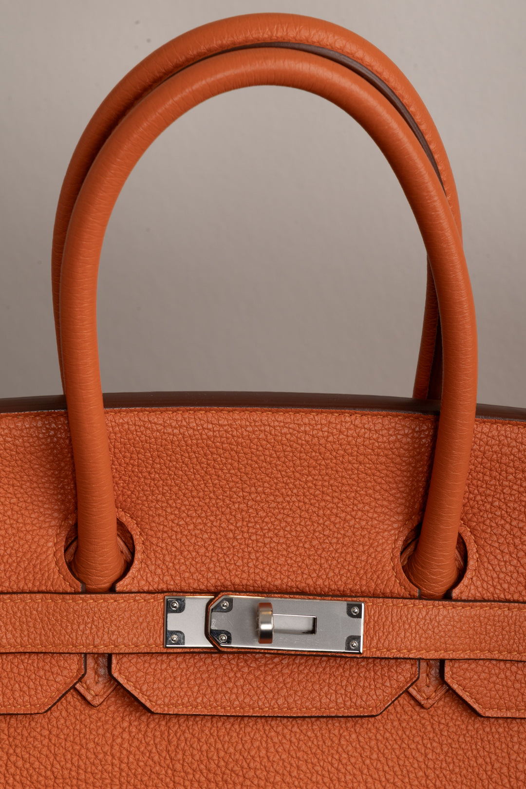 HERMÈS Birkin 35 Retourne Togo Orange
