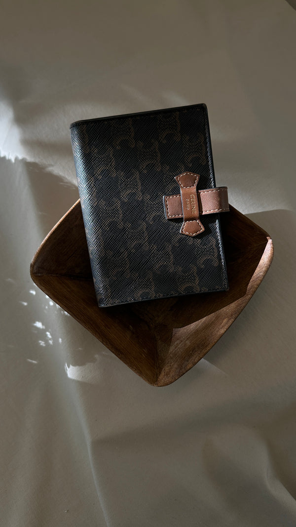 Portefeuille CELINE Triomphe Marron