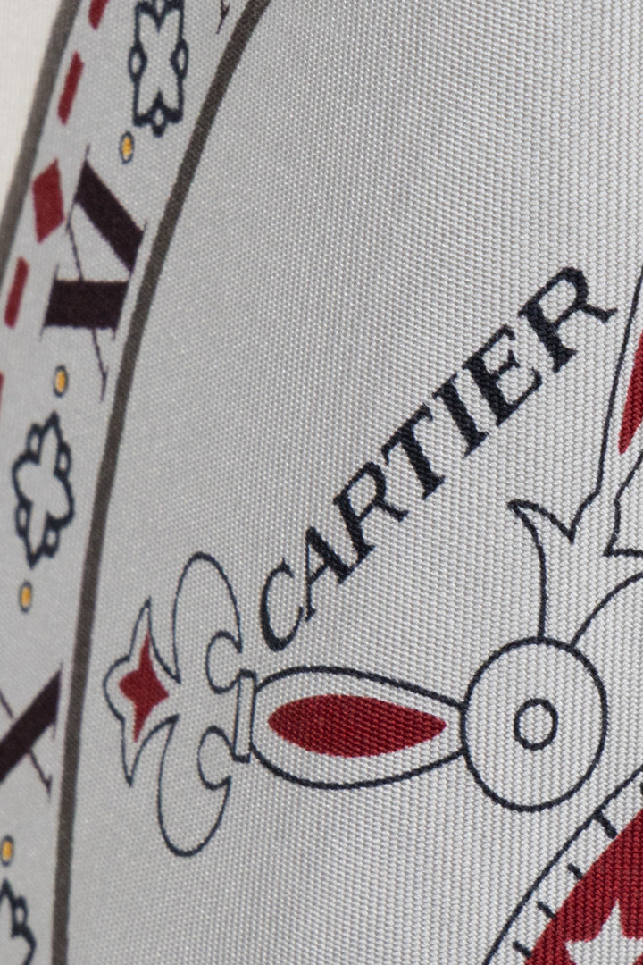 CARTIER The Watches Scarf Black White