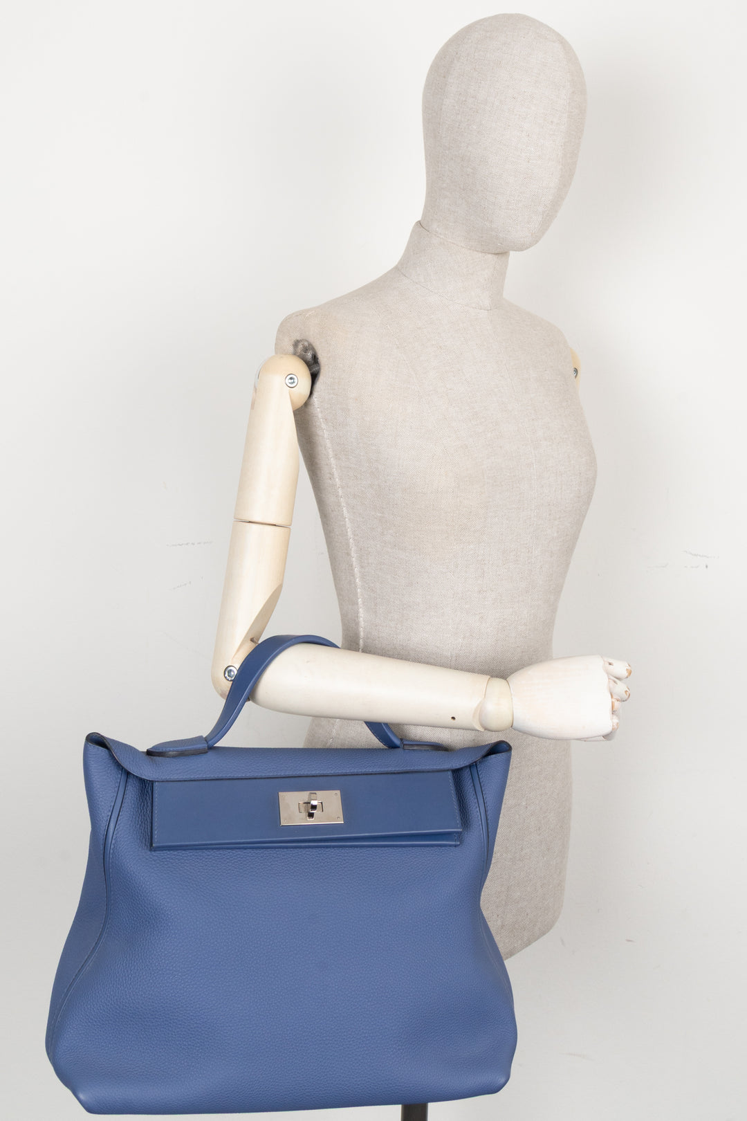 HERMÈS 24/24 35 Clemence Bleu Brighton