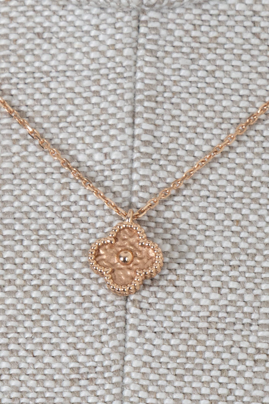 VAN CLEEF&ARPELS Sweet Alhambra Necklace Rose Gold