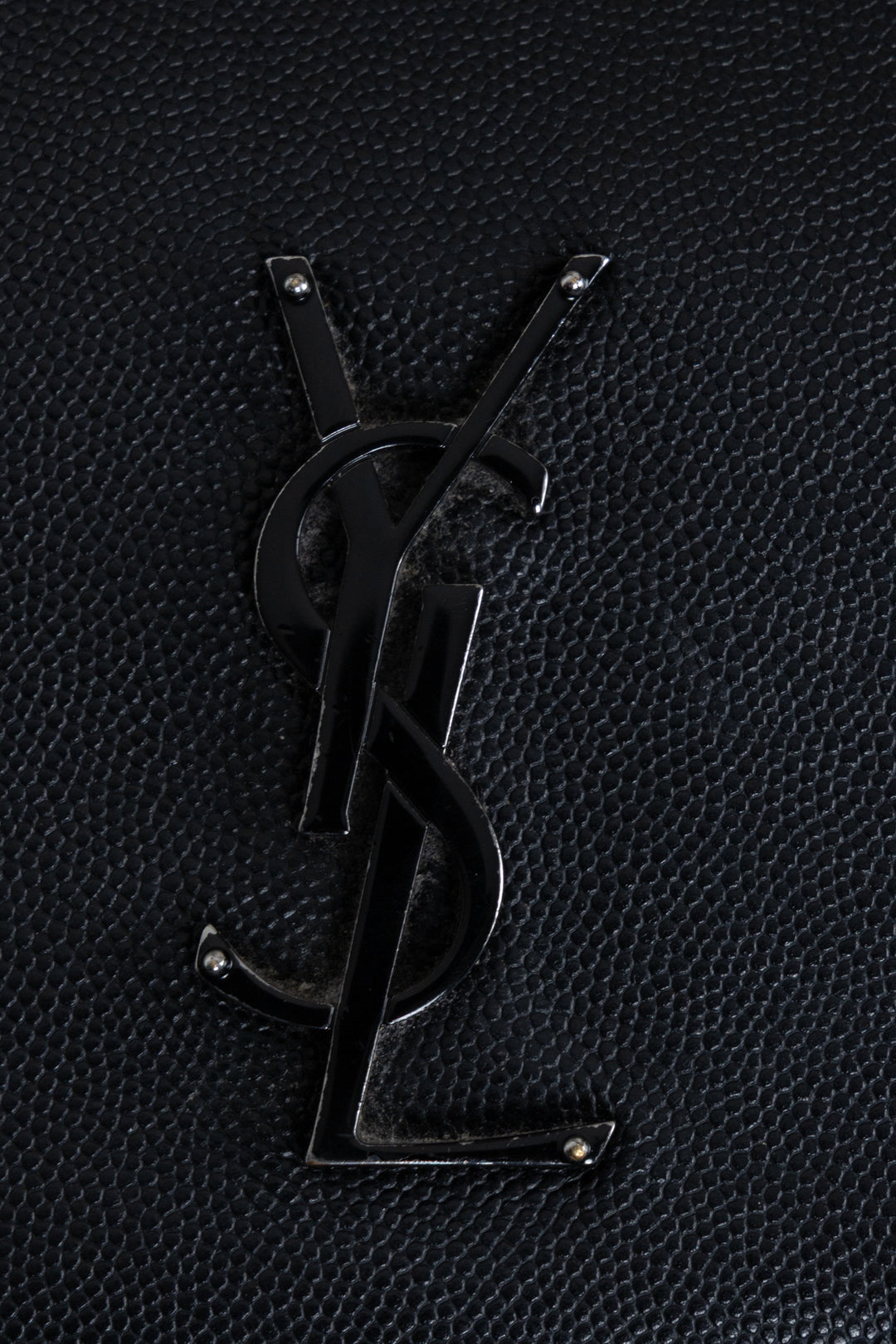 SAINT LAURENT Monogram West Hollywood Shoulder Bag Black