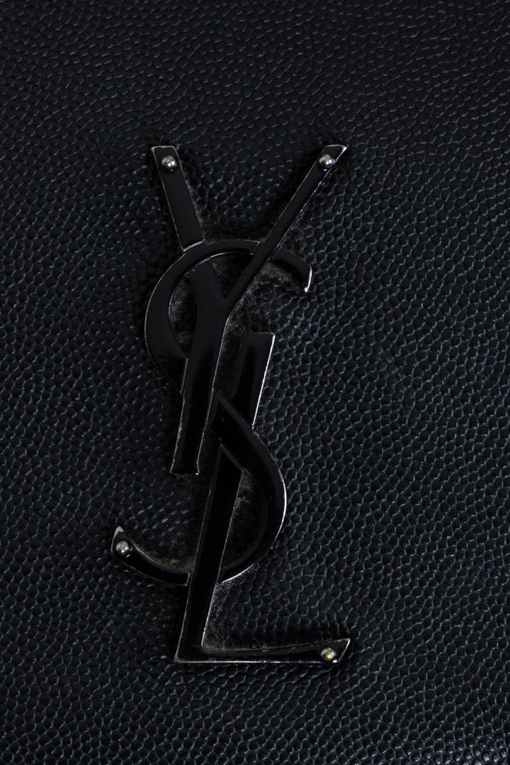 SAINT LAURENT Monogram West Hollywood Shoulder Bag Black