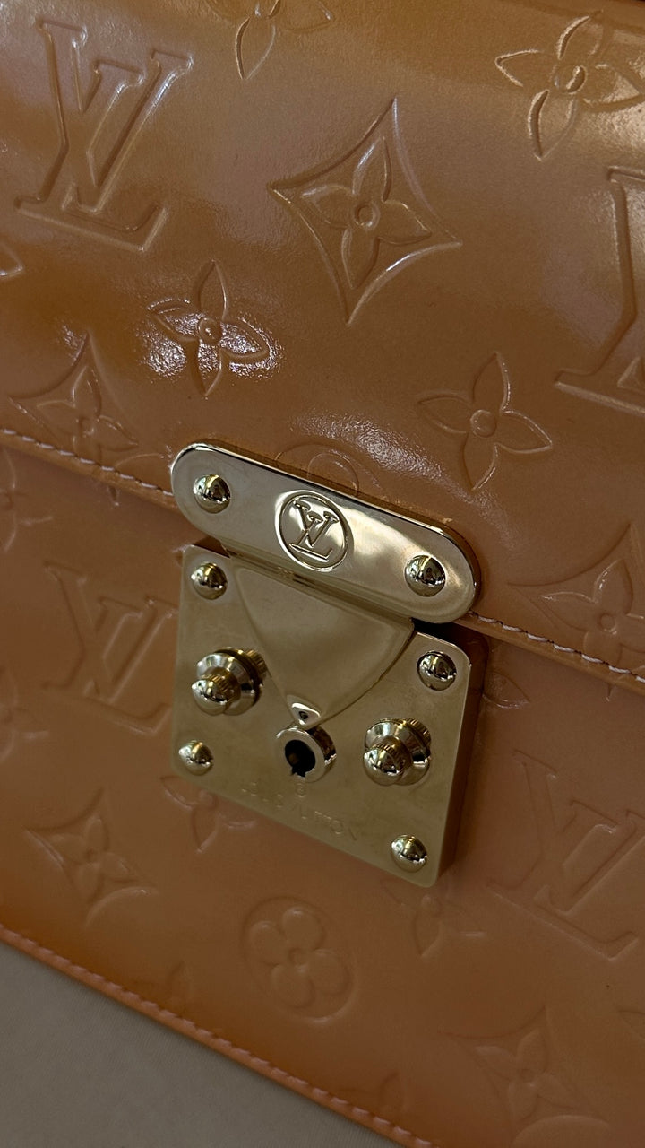 LOUIS VUITTON Spring Street Bag Vernis Orange