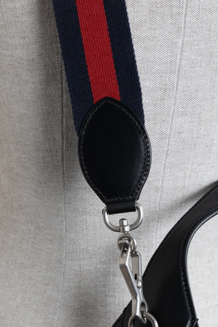 GUCCI Large Tiger Dionysus Hobo Bag Black