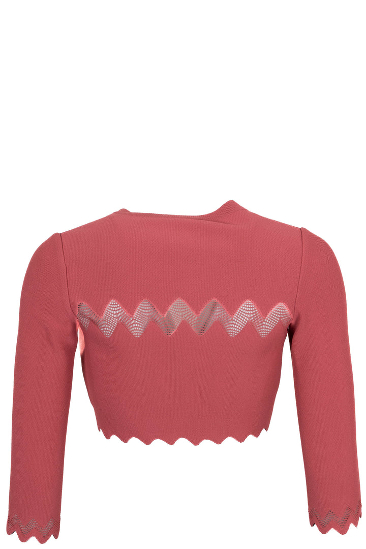 ALAÏA Cardigan Raspberry