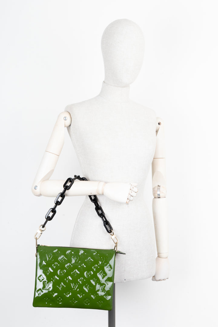 LOUIS VUITTON Coussin PM Vernis Green